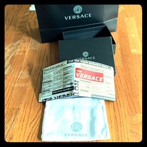 Newspaper Versace wallet